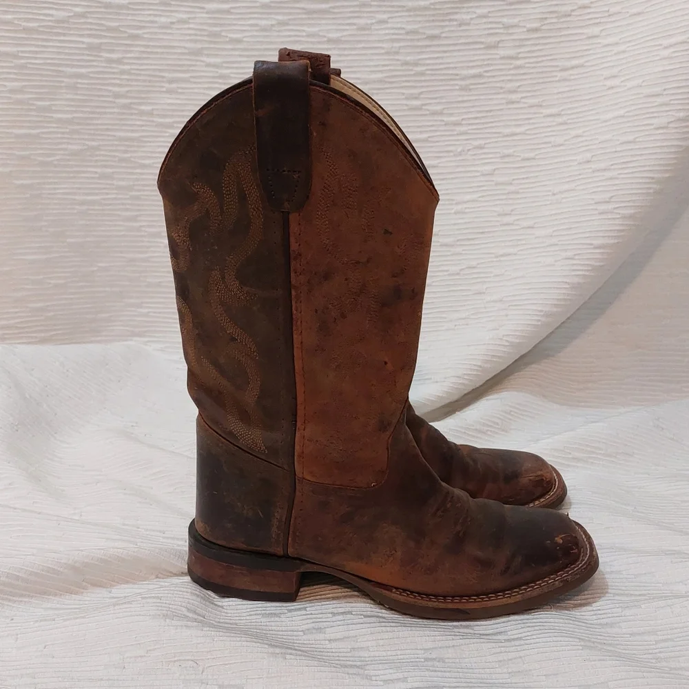 Ariat Cody James Brown Kids' Western Pull-On Boots Size 4